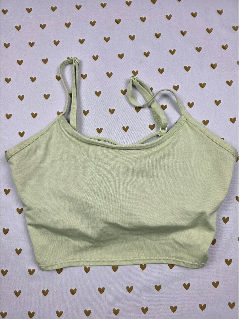 Victorias Secret Pink Active Green XS Sports bra Bralette Bra Top Tank